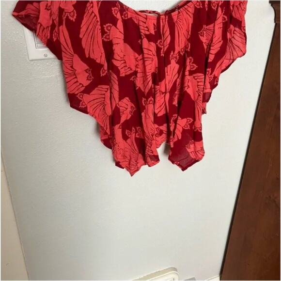 Free People Merpati Printed Off-the-Shoulder Top - Picture 5 of 9